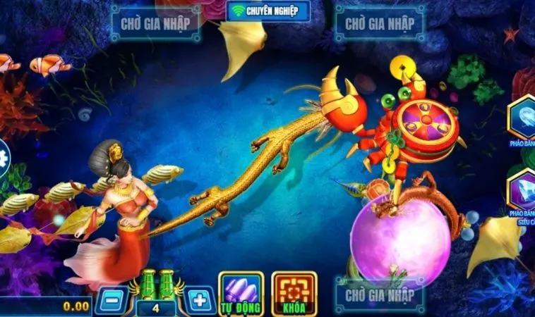 Các sinh vật trong game Bắn Cá Rồng Tại B52 Club