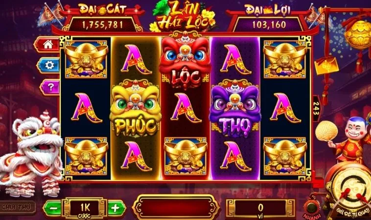 Giao diện chơi Nổ Hũ Lân Hái Lộc Tại B52 Club